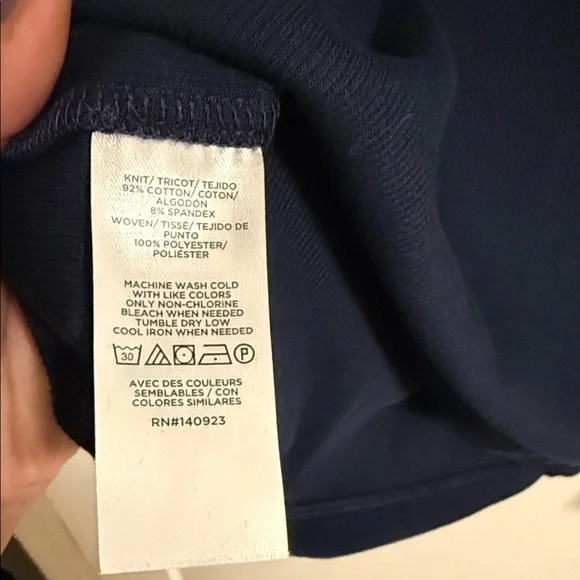 LOFT Black Knit Top with Floral Puff Sleeves - Picture 4 of 5